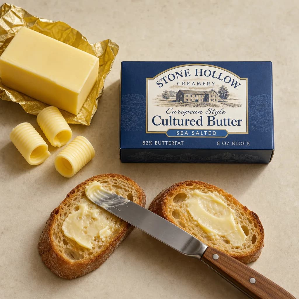 Cultured butter product photo
